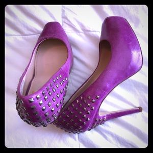 Dolce Vita Magenta/Purple Studded 5" Pumps